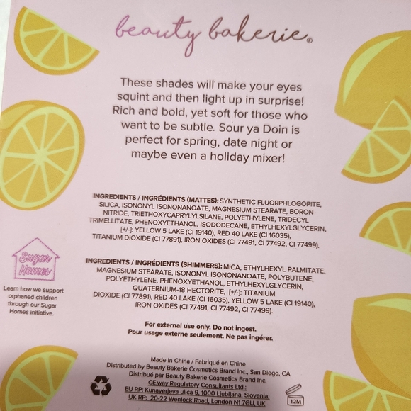 BEAUTY Bakeries Sour ya doin'? Eyeshadow palette - Picture 3 of 4